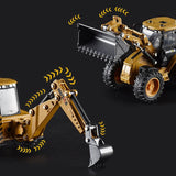 1/50 Scale Metal Alloy Backhoe Toy
