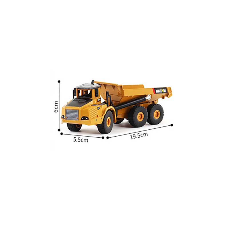 1/50 Scale Articulating Gravel Cat Dump Truck Toy