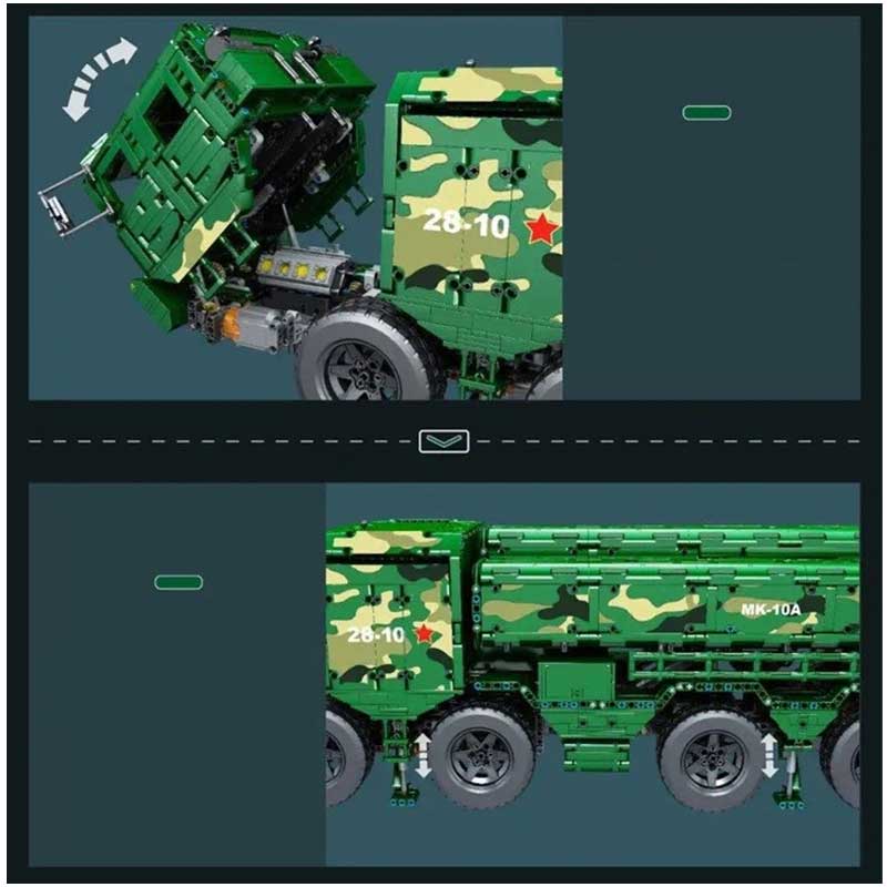Remote Control Launcher 4848 Piece CJ-10 WW2 cruise missile launcher remote control set.