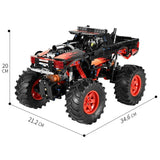 889 Piece Technical Monster Truck Remote Control Set