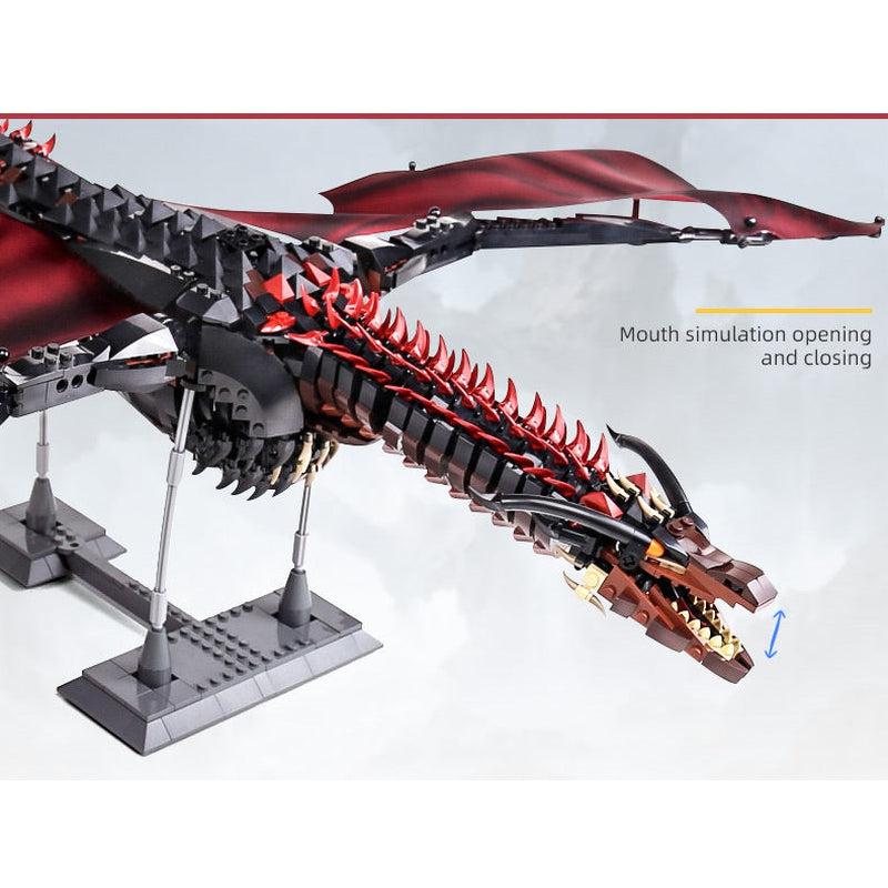 1889 Piece Dragon Sets Ice and Fire