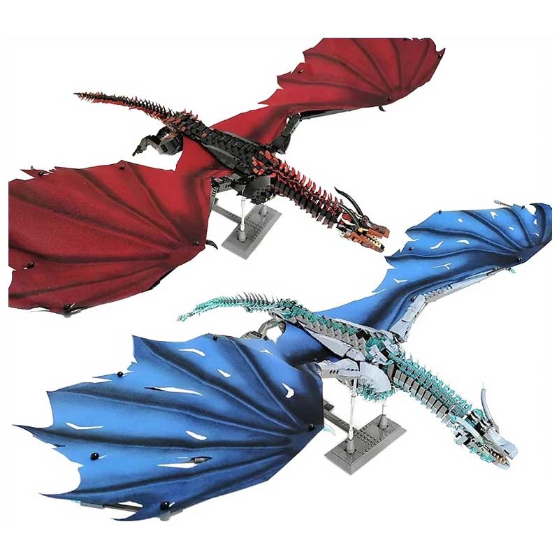 1889 Piece Dragon Sets Ice and Fire - Main Image