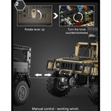 3935 Piece Military Truck Remote Control Set