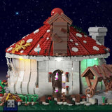 2633 Piece LED Mushroom House Set