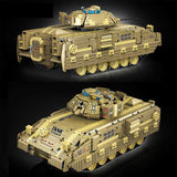 1763 Piece Technical M2A2 Remote Control WW2 Tank Set