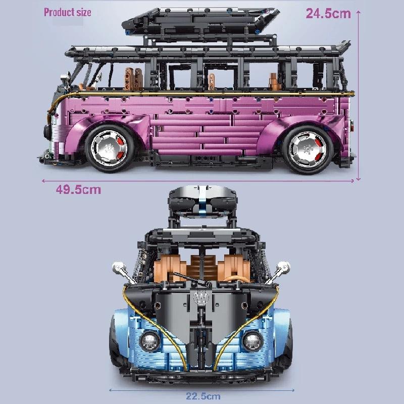 Legos Rv/bus 3299 Piece Technical Camper Van Remote Control Set