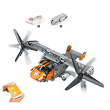 588 Pcs Remote Control V-22 Osprey Air Transporter Set