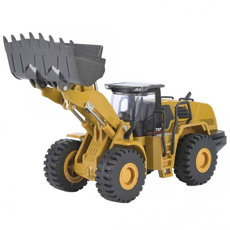 1/50 Loader Toy - Diecast Metal Wheeled Front End Loader