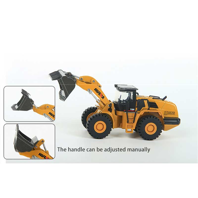 1/50 Loader Toy Diecast Metal Wheeled Front End Loader