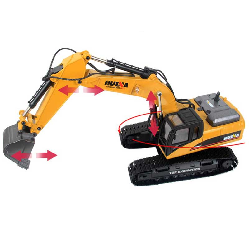 1/14 Scale RC Excavator Full Metal Remote Control Toy