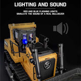 1/16 scale RC Bulldozer 9 Channel Remote Control 2.4ghz Toy