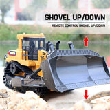 1/16 scale RC Bulldozer 9 Channel Remote Control 2.4ghz Toy
