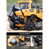 1/16 scale RC Bulldozer 9 Channel Remote Control 2.4ghz Toy
