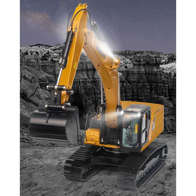 1/16 Scale Rc Excavator Hydraulic Fully Metal Kit - Heavy Equipment