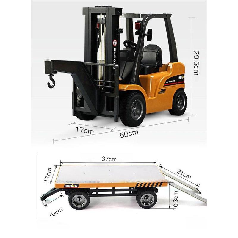 Rc Telehandler Model 1/10 Scale RC Forklift Miniature Model