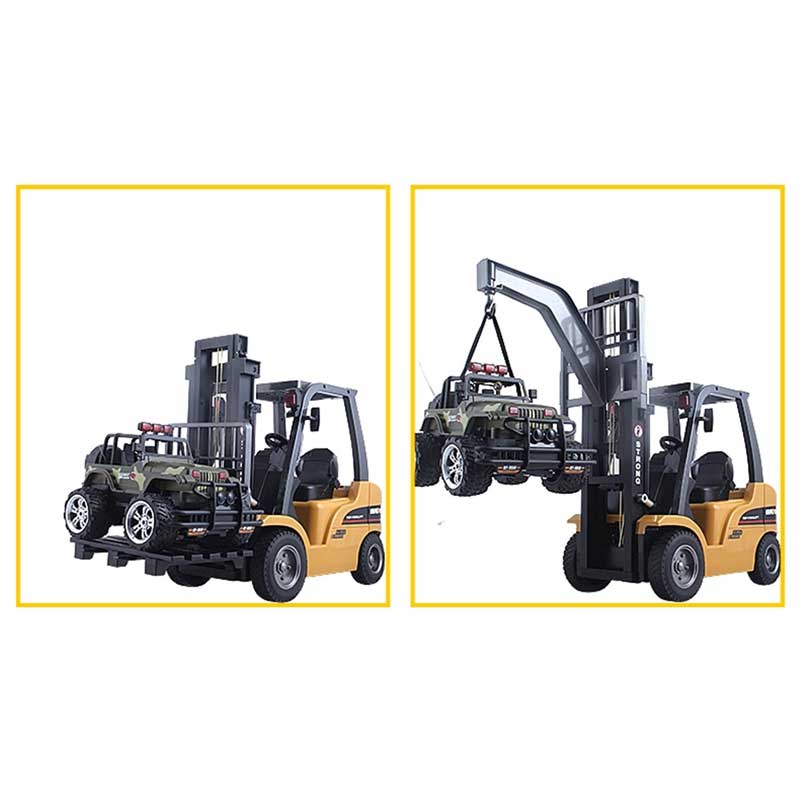 Rc Telehandler Model 1/10 Scale RC Forklift Miniature Model