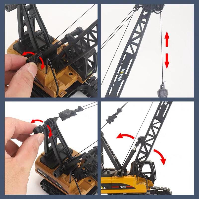 1/50 Scale Metal Alloy Toy Crane
