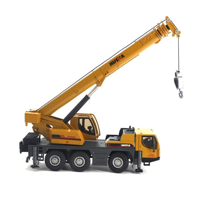 METAL Construction vehicle - crane truck with caterpillar tracks 1
